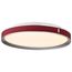 Bandon 20 Inch LED Flush Mount Gray w/ Red Wrap Acrylic Lens