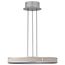 Bandon 20 Inch LED Pendant Gray w/ Off White Wrap Acrylic Lens
