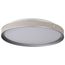 Bandon 20 Inch LED Flush Mount Gray w/ Off White Wrap Acrylic Lens
