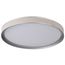 Bandon 20 Inch LED Flush Mount Gray w/ Off White Wrap Acrylic Lens