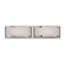 Mercer (2) LED Wall Sconce Frosted Glass Polished Nickel Finish