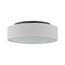Heather LED Flush Fixture w/ White Linen Shade