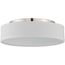 Heather LED Flush Fixture w/ White Linen Shade