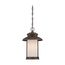 Bethany LED Outdoor Hanging w/ Satin White Glass