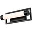 Canal LED Small Vanity Matte Black Finish White Acrylic Lens