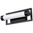 Canal LED Small Vanity Matte Black Finish White Acrylic Lens