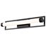 Canal LED Medium Vanity Matte Black Finish White Acrylic Lens