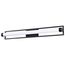 Canal LED Large Vanity Matte Black Finish White Acrylic Lens