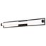 Canal LED Large Vanity Matte Black Finish White Acrylic Lens