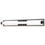 Canal LED Large Vanity Matte Black Finish White Acrylic Lens