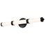 Kagen LED Medium Vanity Matte Black Finish White Acrylic Lens