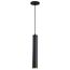Century 12 Watt 16" LED Pendant Matte Black and Brushed Brass Finish