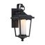 Essex 6.5" Wall Lantern Sterling Black Finish