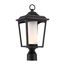 Essex Post Lantern Sterling Black Finish