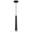 Melrose 12 Watt 16" LED Pendant Matte Black and Brushed Nickel Finish