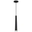Melrose 12 Watt 16" LED Pendant Matte Black and Brushed Nickel Finish
