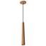 Melrose 12 Watt, 16" LED Pendant Ash Wood Finish