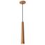 Melrose 12 Watt, 16" LED Pendant Ash Wood Finish
