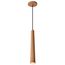 Melrose 12 Watt, 16" LED Pendant Ash Wood Finish