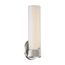 Loop Single LED Wall Sconce Brushed Nickel Finish