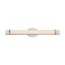 Slice Double LED Wall Sconce Polished Nickel Finish