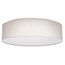 15" CCT Selectable Fabric Drum LED Decor Flush Mount Fixture Beige Fabric Shade Acrylic Diffuser