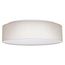 15" CCT Selectable Fabric Drum LED Decor Flush Mount Fixture Beige Fabric Shade Acrylic Diffuser
