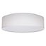 15" CCT Selectable Fabric Drum LED Decor Flush Mount Fixture White Fabric Shade Acrylic Diffuser