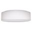 15" CCT Selectable Fabric Drum LED Decor Flush Mount Fixture White Fabric Shade Acrylic Diffuser