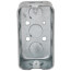 4" L x 2" W x 2" D Stainless Steel Utility Box w/ 1/2" Knockouts 