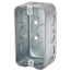 4" L x 2" W x 2" D Stainless Steel Utility Box w/ 1/2" Knockouts 