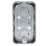 4" L x 2-1/4" W x 2-1/4" D Stainless Steel Utility Box w/ 1/2" Knockouts 