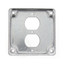 Flat One Duplex Receptacle Cover
