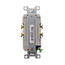 Brown Electrical Duplex Receptacle (15A, 125V)