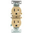 Brown Electrical Duplex Receptacle (20A, 125V) 