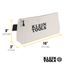 16" Extra-Long Canvas Tool Pouch/Zipper Bag (Natural)