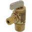 1/2" Female Solder or 1/2" MIP x 1/4" OD Compression Angle Mini Ball Stop Valve, Lead Free (Rough Brass)
