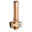 Female Swivel Hose x Male Hose Stop Valve w/ Water Hammer Arrester, Lead Free (Brass)