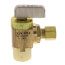 1/2" Female Solder x 1/4" OD Compression Angle Stop Valve, Lead Free (Rough Brass)