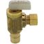1/2" Expansion PEX Full-Port Angle Stop Valve, Lead Free (Rough Brass)
