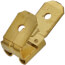 1/4" Non-Insulated Tab Adapter, 1 Female, 2 Male Stacked, (Pack of 16)