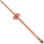 1/2" CTS x Spin Closed End Type L Copper Stub Out Bullet w/ Ear (24" Length)