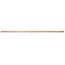1/2" CTS x Spin Closed End Type L Copper Stub Out Bullet w/ Ear (24" Length)
