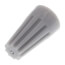 Gray Screw-On Wire Connectors, Size 71B, 22-16 AWG, 300V Max. (100 Pack)