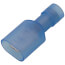 Fully Insulated Male Slip-On Solderless Terminal, 16-14 AWG, Tab Size .25 (50-Pack)