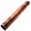 1" CTS x Spin Closed End Type L Copper Stub Out Bullet (8" Length)