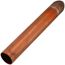 1" CTS x Spin Closed End Type L Copper Stub Out Bullet (8" Length)