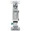 1P, 1/2 HP White Toggle Switch, 15A (120V)