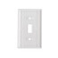 Single Toggle Cover w/ 1/2" Mounting Screws (White)