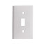 Single Toggle Cover w/ 1/2" Mounting Screws (White)